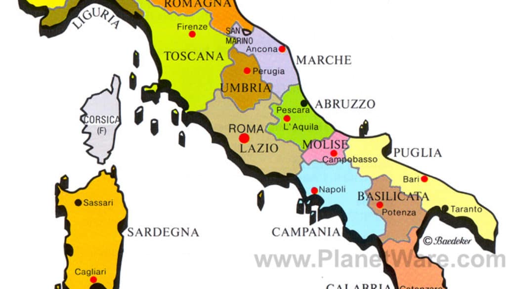 Italy Map Made Easy - Which region is where? Learn how to remember it.